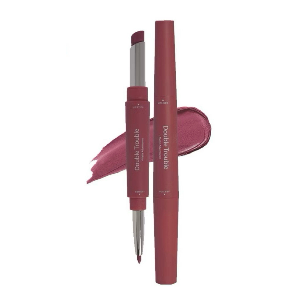 MADAME GIE DOUBLE TROUBLE MATTE - MAKE UP LIPSTICK 2IN1