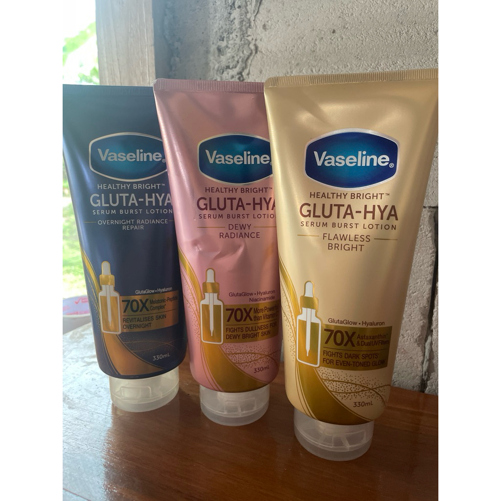 HANDBODY VASELINE GLUTA HYA KEMASAN JUMBO 330ml