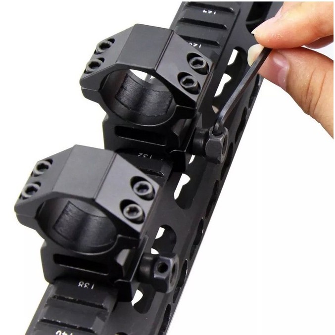 Mounting Telescop Teleskop Tube/OD 25/30 Rel/Rail 11/22