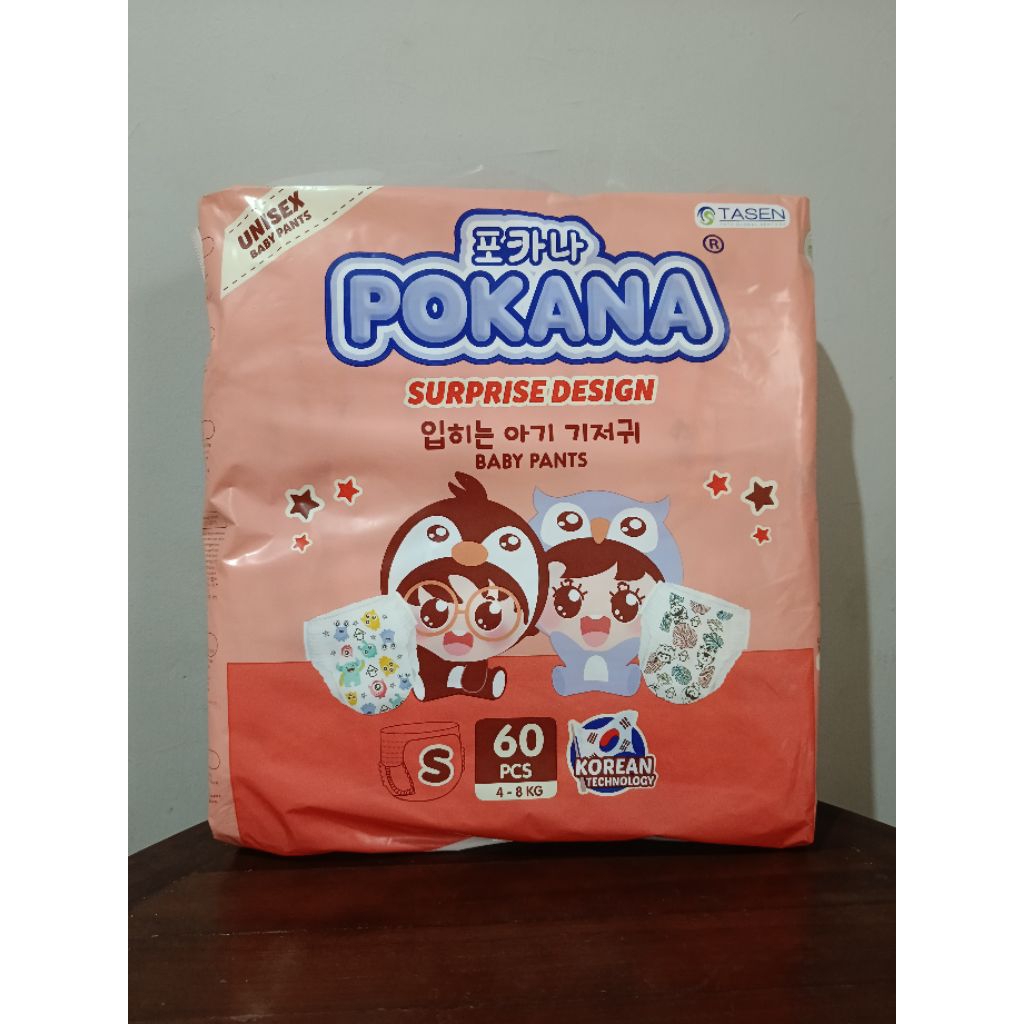 Pokana Surprise Design S 60 Pcs / Pokana Popok Bayi
