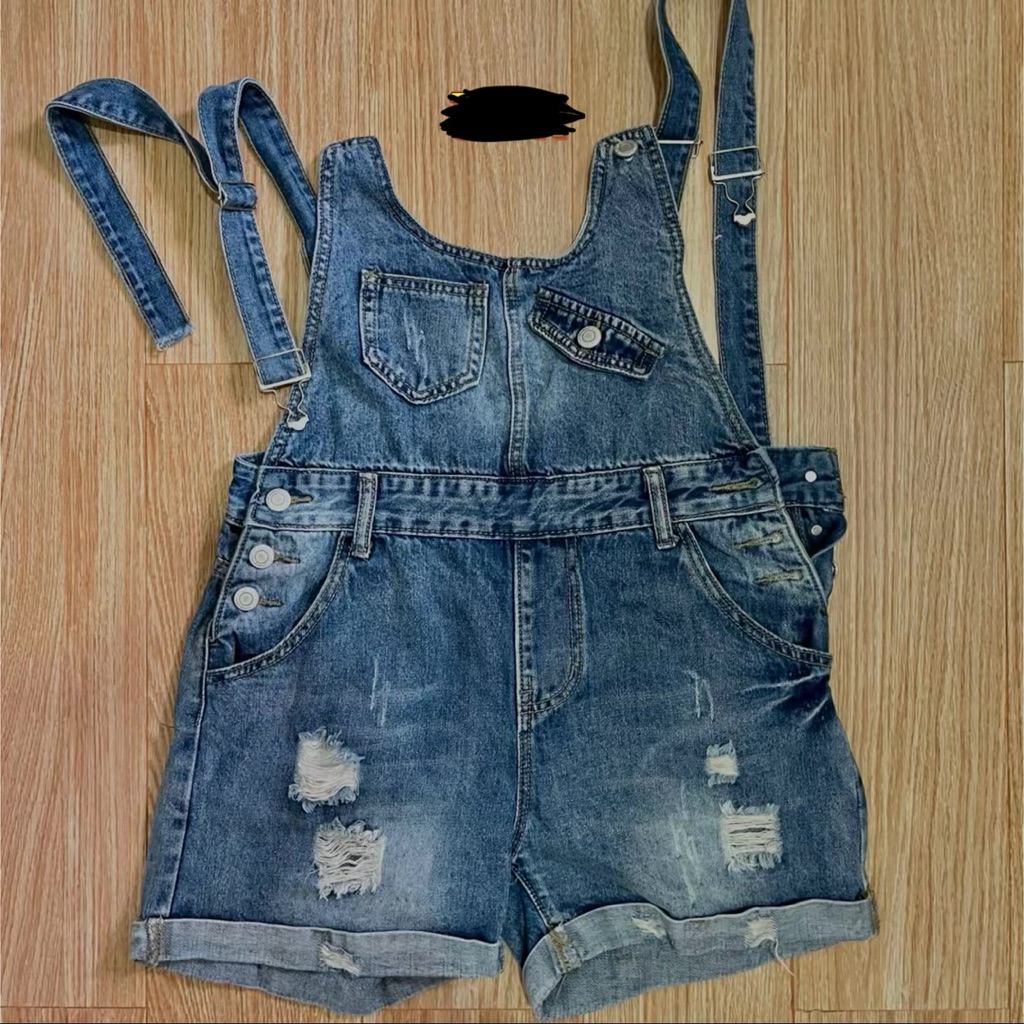 preloved baju /  denim jumpsuit / preloved jumpsuit / jumpsuit wanti ala korea