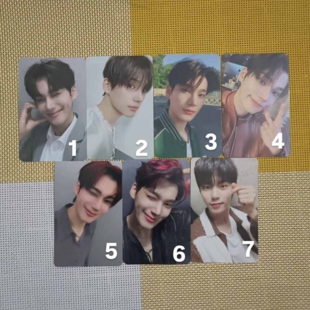 [OFFICIAL] Photocard Evnne Park Hanbin Lee Jeonghyeon | Promo PC pob boys planet CGV Bopeul bp 3rd m