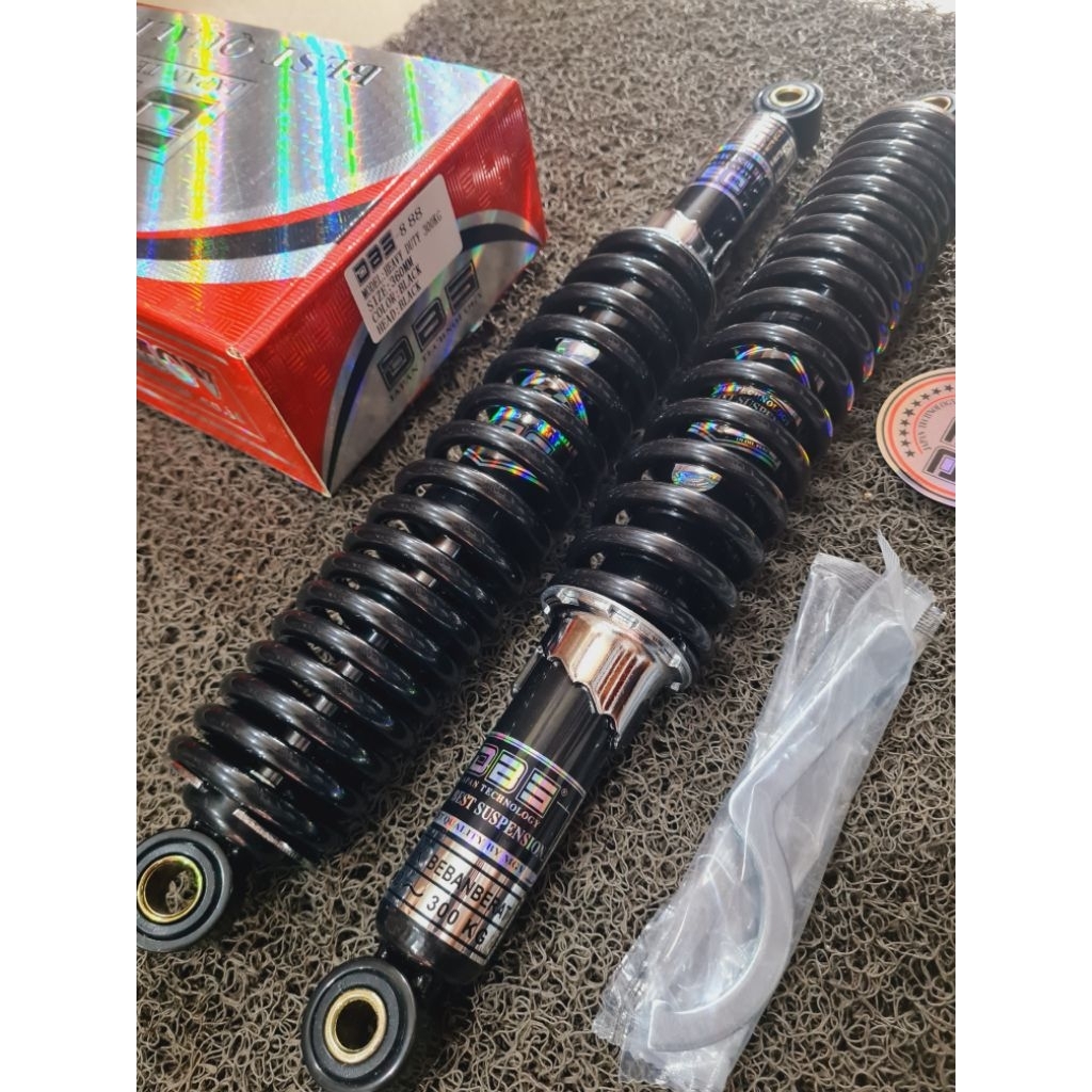 SHOCK BELAKANG SHOCK BREAKER BEBAN BERAT HEAVYDUTTY 150KG - 300KG 360MM DBS PREMIUM