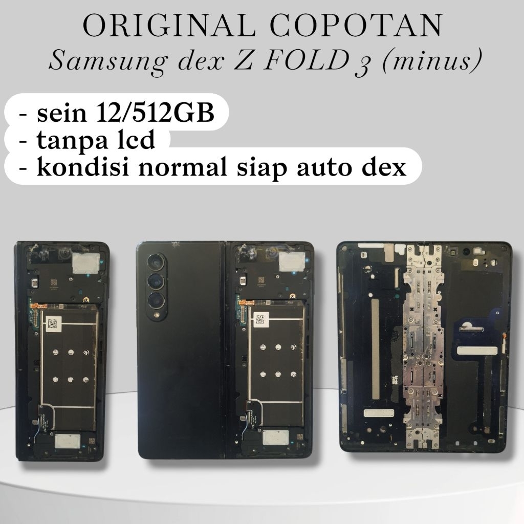 Handphone Minus Samsung Dex Z Fold 3/Minus