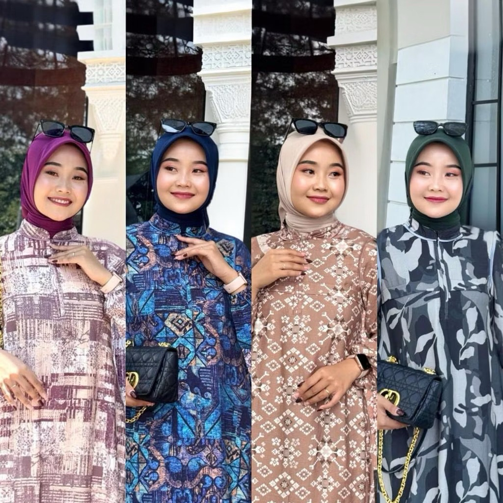 [READY PART 2] BELLA DRESS by JOURNEY / Gamis Motif Simple