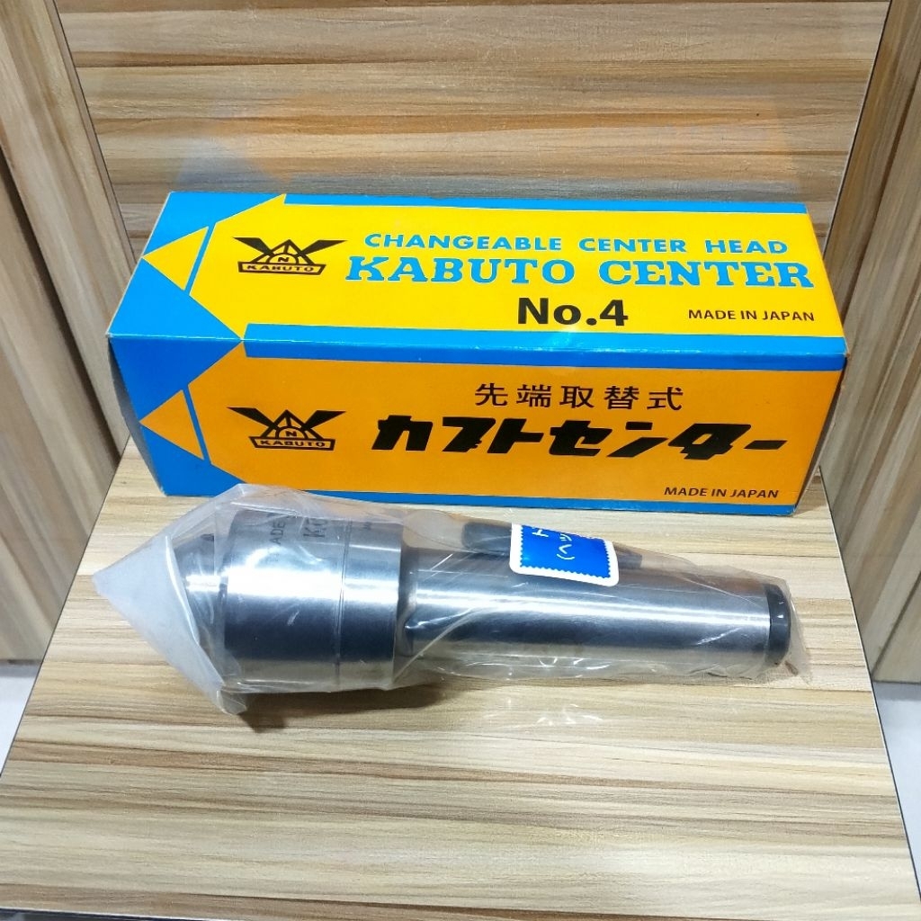 Live center MT4 KABUTO original japan centering mesin bubut MT 4 KC-4 baru