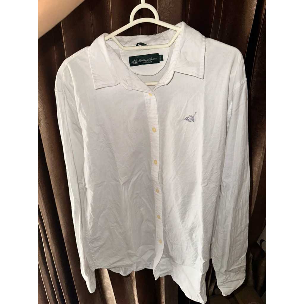 kemeja polo ralph lauren putih original