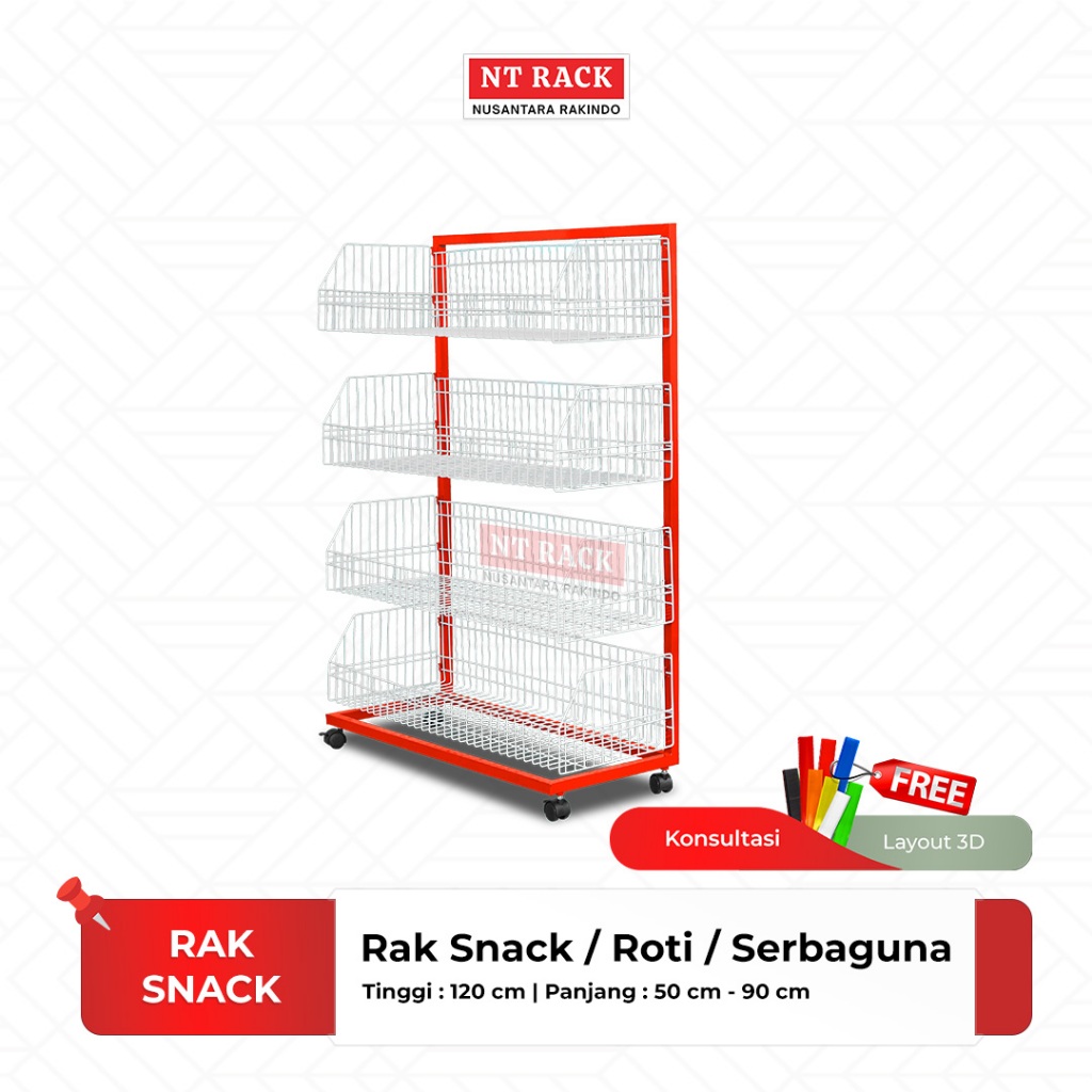 RAK SNACK / RAK ROTI / RAK SERBAGUNA