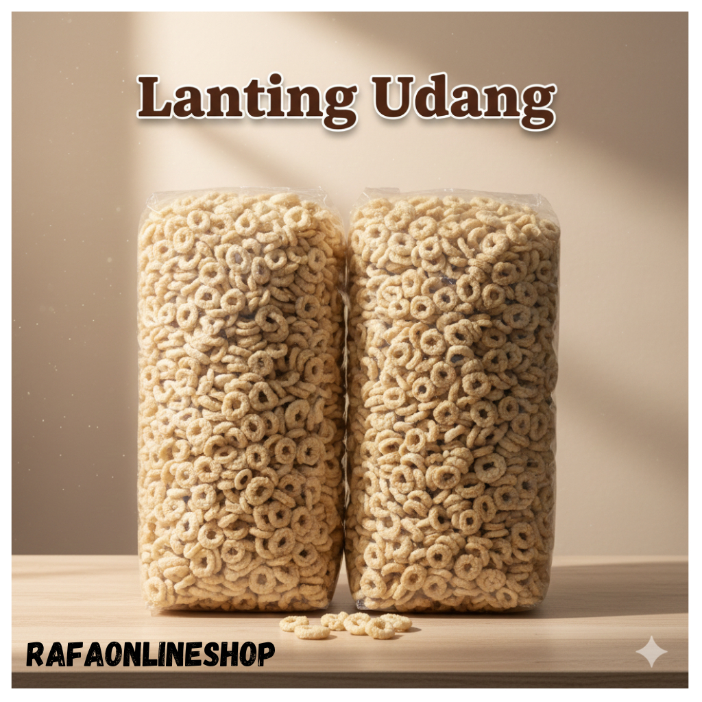 Lanting Udang /Slondok Udang  /Klanting Udang Lanting Rasa Udang 250 -1000 Gram