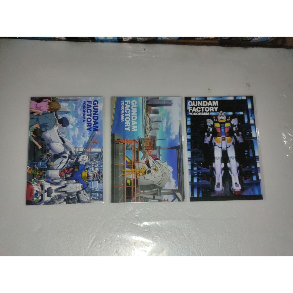 Postcard gundam factory yokohama