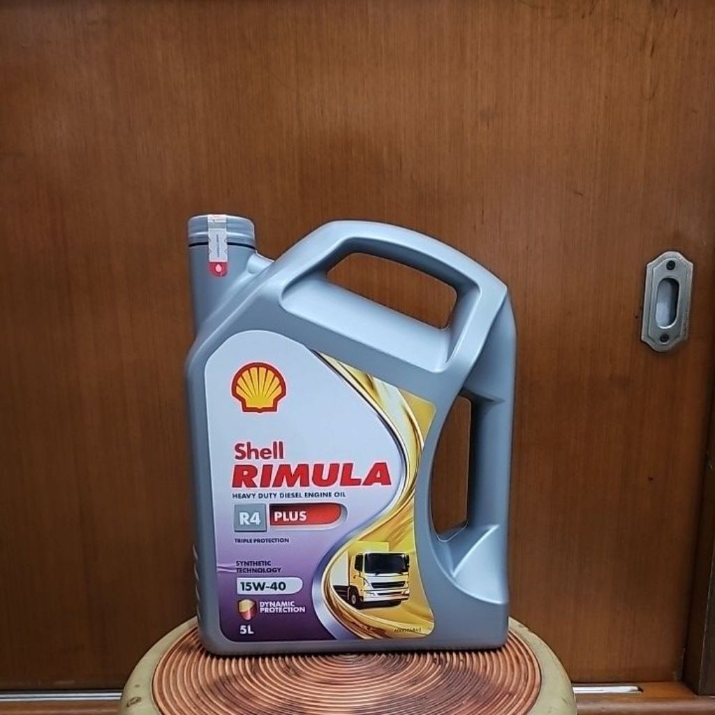 oli mobil shell rimula r4 plus 5 liter
