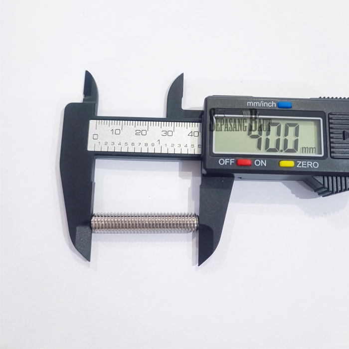 M8 x 40 Baut L Tanam L Set Stainless 304 M8x40