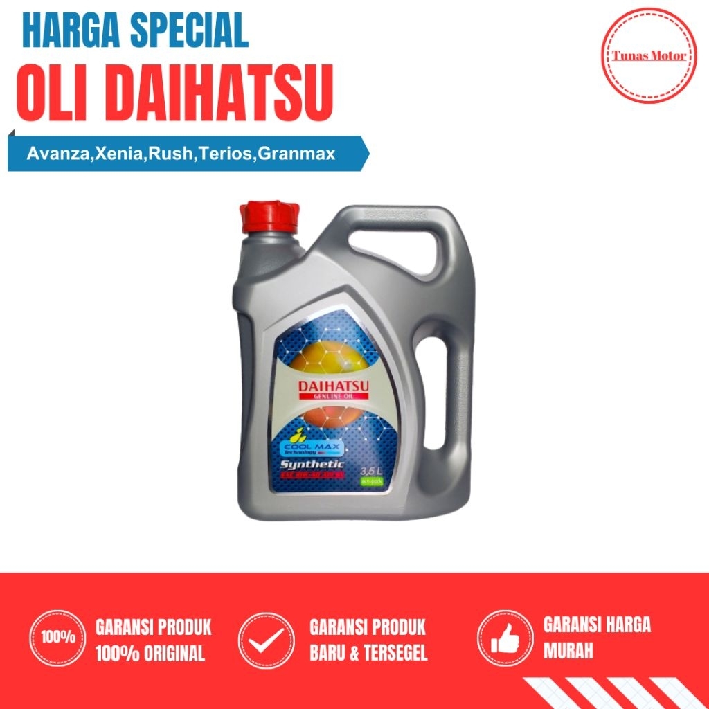 Oli Mobil Daihatsu DAIHATSU GENIUS OIL 5W-30 3,5L