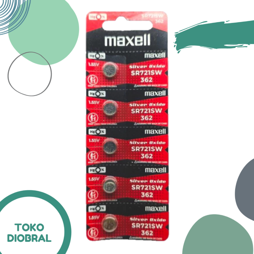 Baterai Maxell SR 721 SW 362 SR721 1,55V