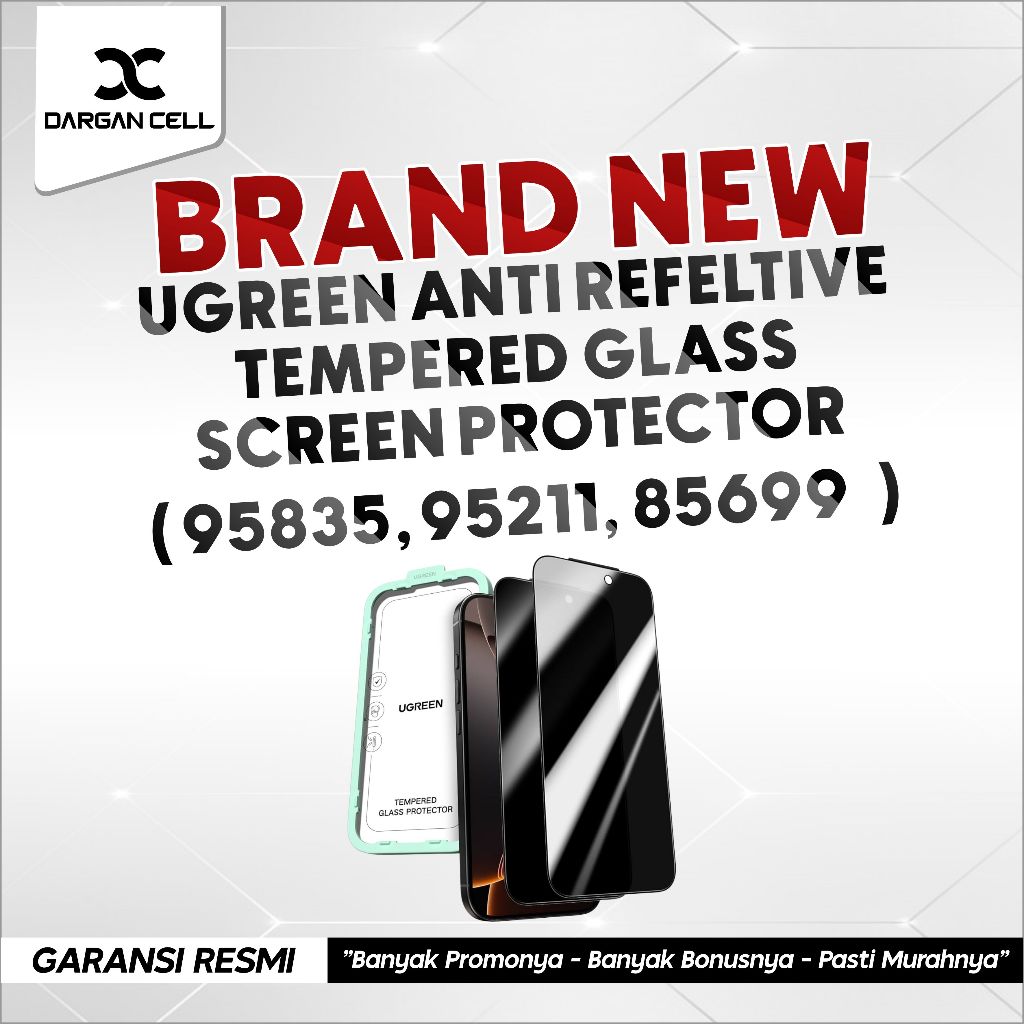 UGREEN ANTI-REFLECTIVE HD SCREEN PROTECTOR FOR IPHONE 17 SERIES 1 PACK (95211 , 95835 , 85699)