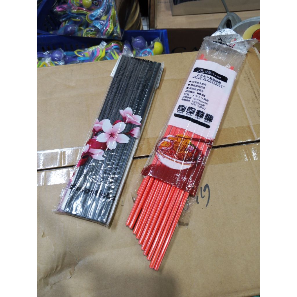 sumpit melamin isi 10 pasang/sumpit mie ayam