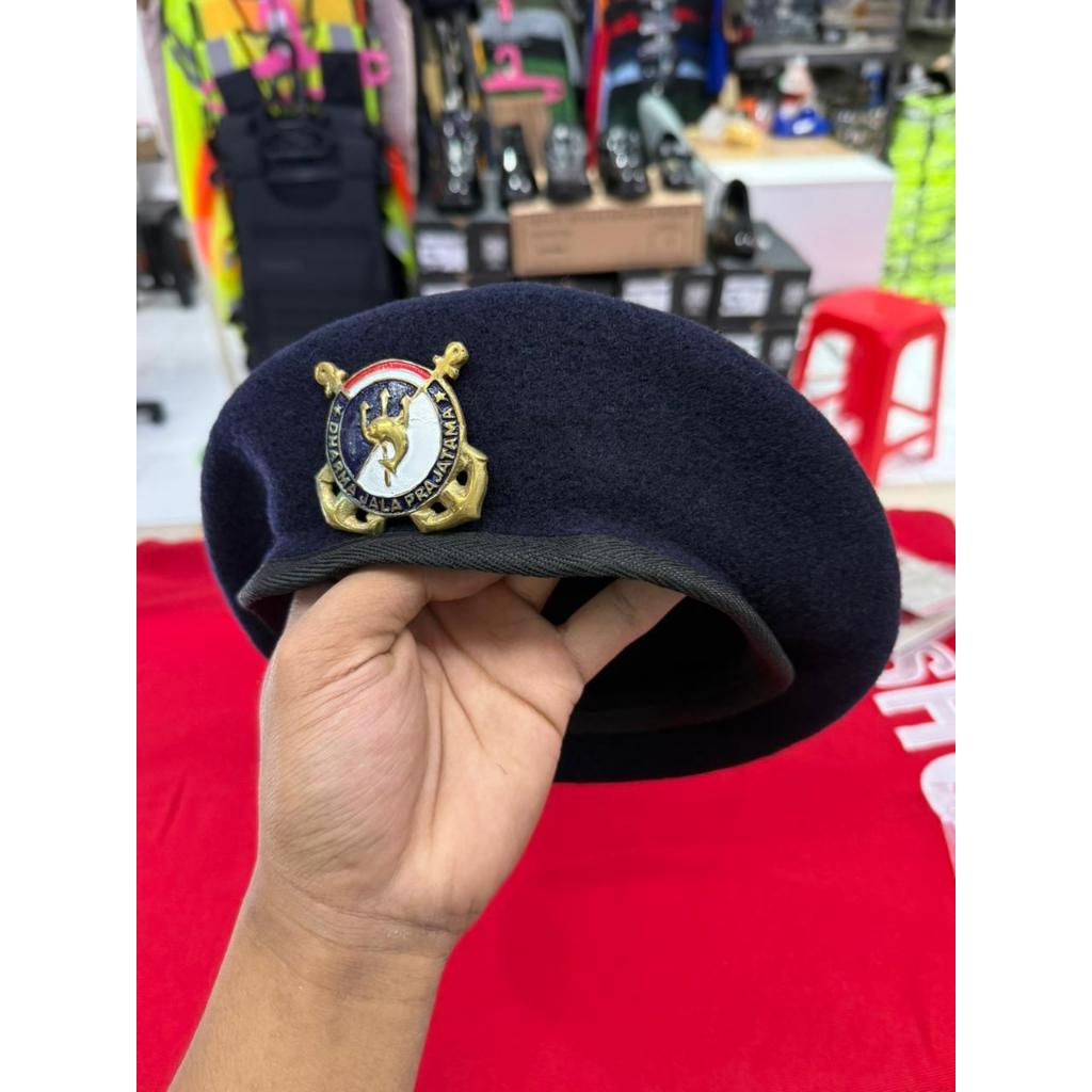 BARET EMBLEM KPLP | menjual atribut perlengkapan costum TNI,POLRI,DAMKAR,DISHUB,ASN,DLL