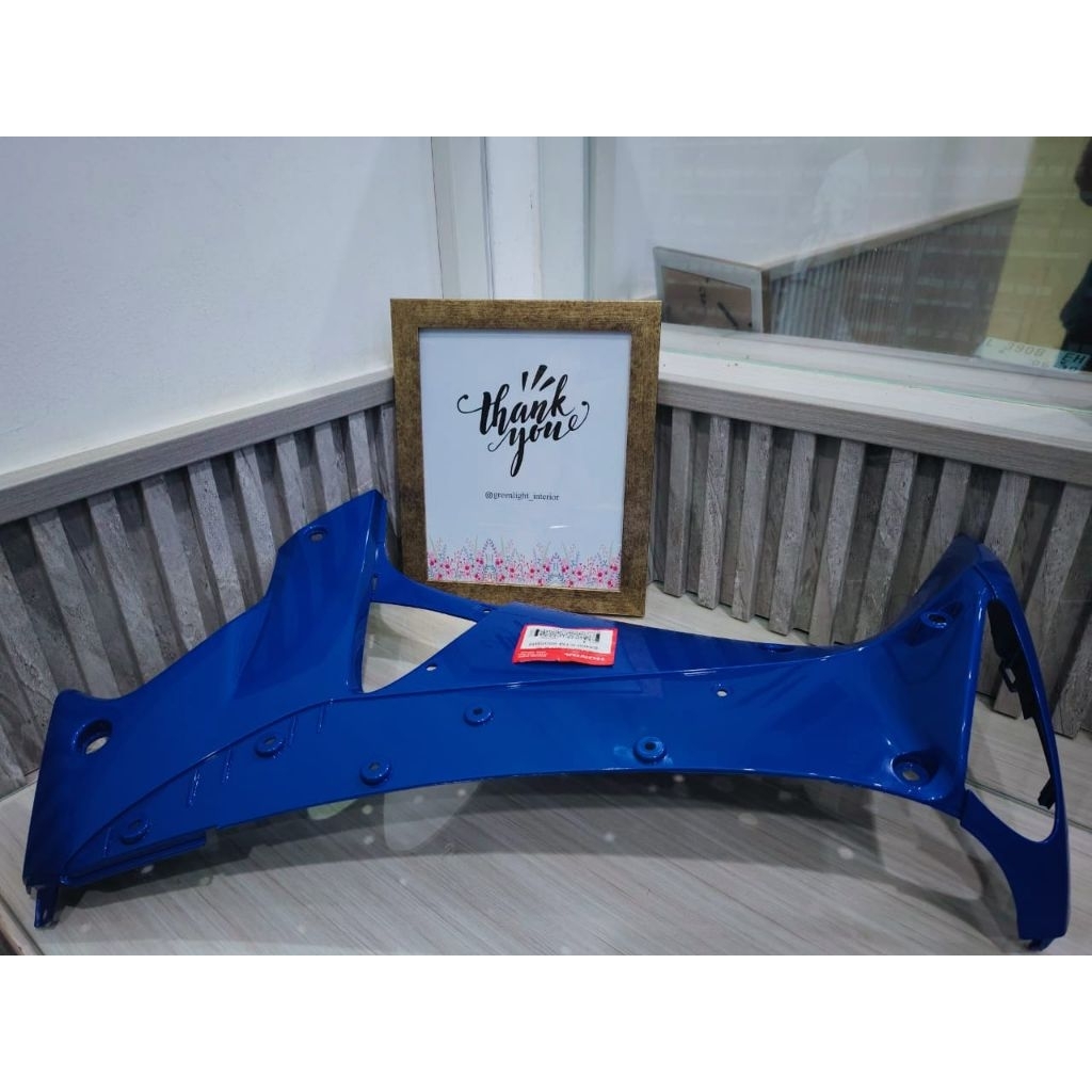 Cover Body Sayap Samping Kanan Honda Supra X 125 Biru tahun 2007-2014 metalik Original AHM