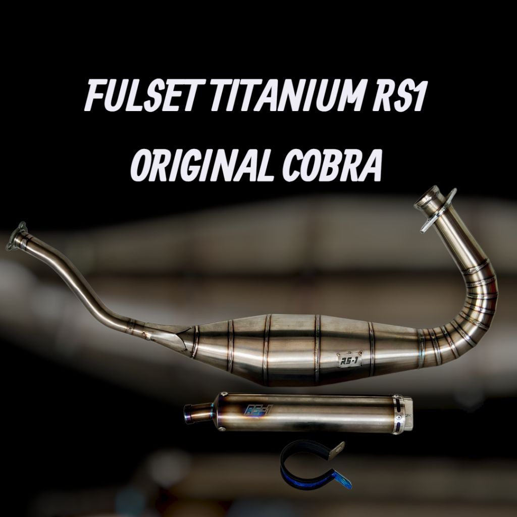Paket Murah Knalpot RS1 TITANIUM ORIGINAL rs1 ORI ASLI Termurah Kawasaki Ninja R SS RR ZX New Old KR