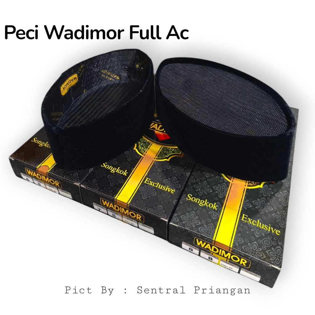 Kopiah Wadimor Peci Songkok Nasional Istimewa Wadimor Full Ac Bludru Halus Premium