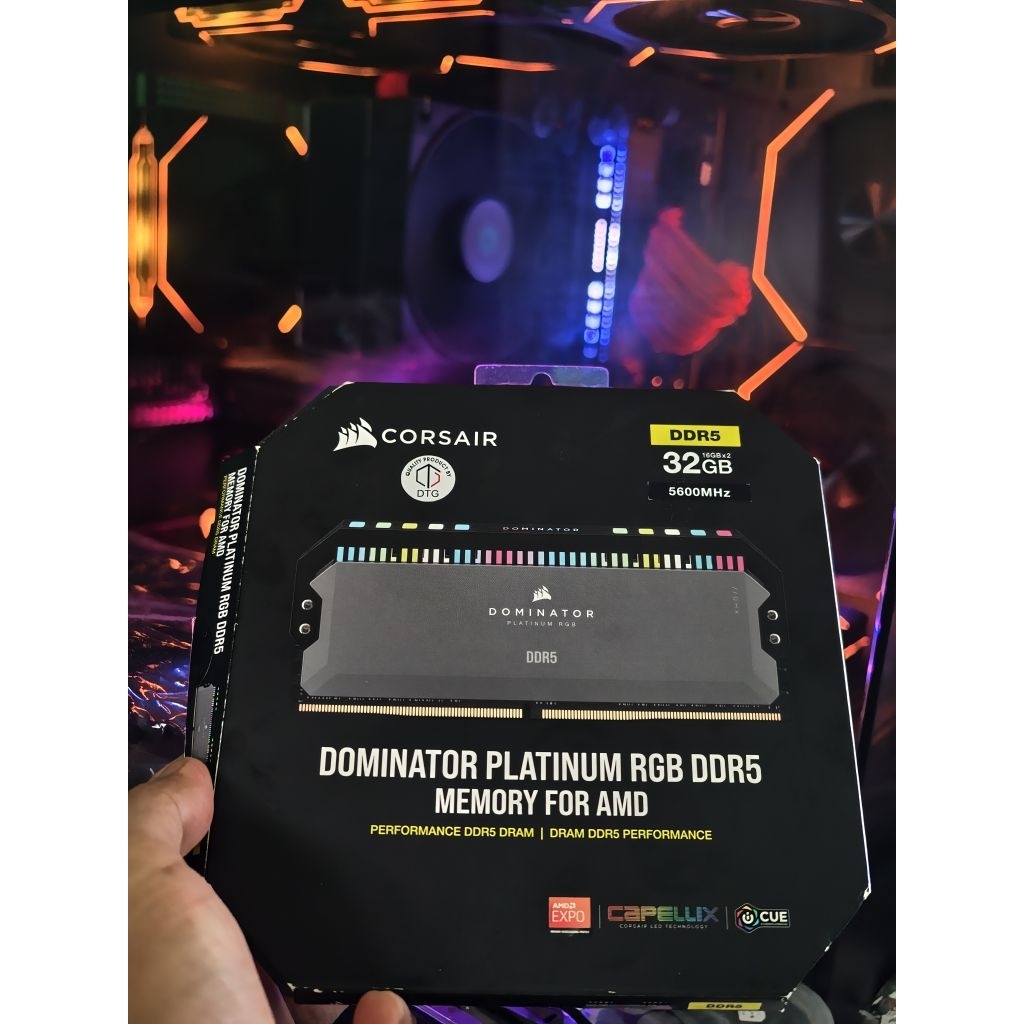 RAM DDR5 CORSAIR Dominator Platinum RGB 32GB 5600MHz