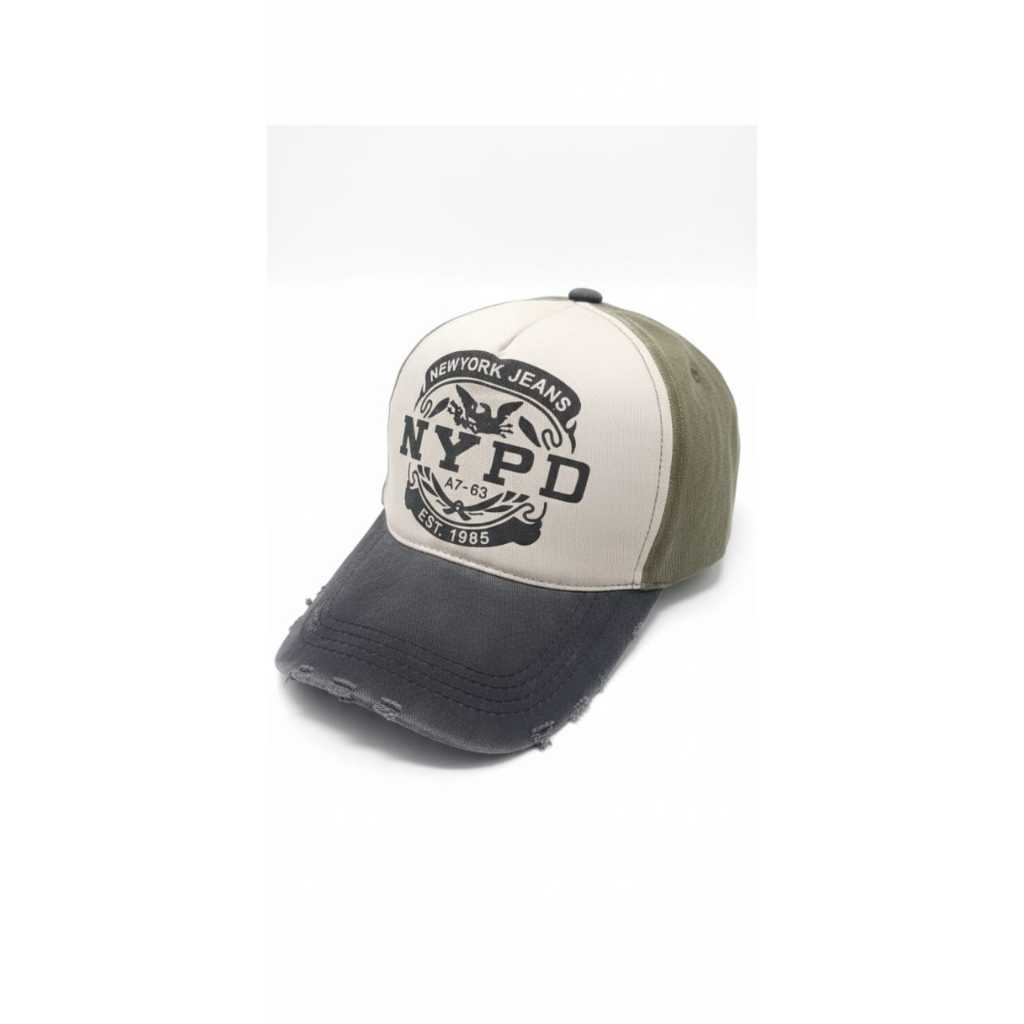 Topi nypd basball premium sobek