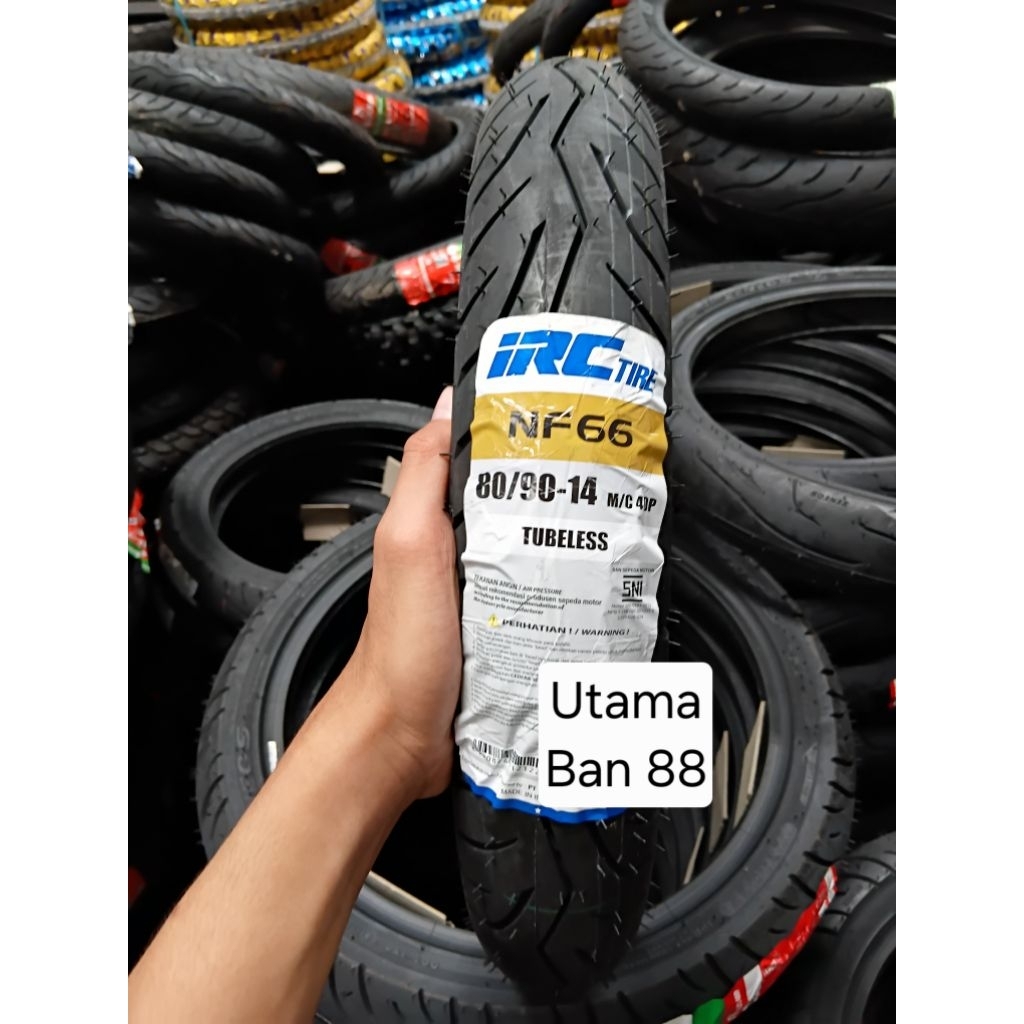 Ban Motor IRC 80/90-14 NF66 Tubeless