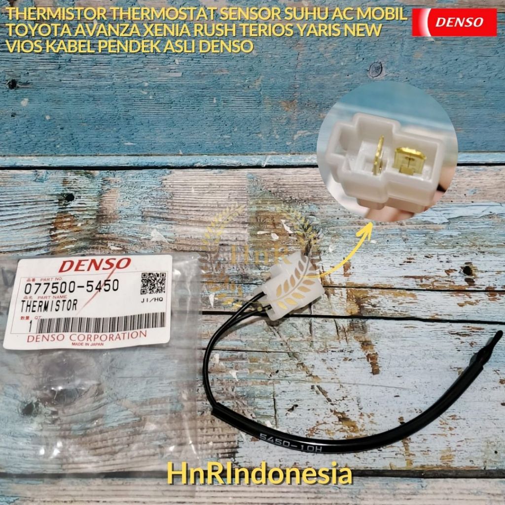 Thermistor Thermostat Sensor Suhu AC Mobil Toyota Avanza Xenia Rush Terios Yaris New Vios Kabel Pend