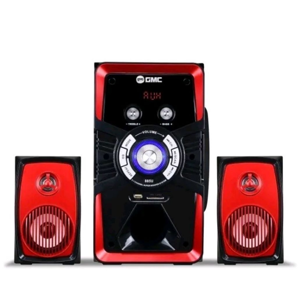 Speaker GMC-885U | Subwoofer woofer GMC885U multimedia bluetooth aktif