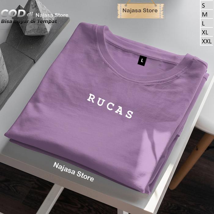Kaos Pria RUCAS Official T-shirt RUCAS Cotton 100% Premium Fashion Kasual