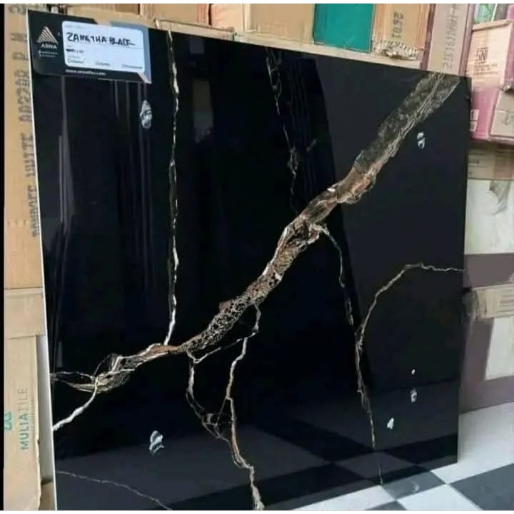 Granite Lantai/Dinding 60x60 Zametha Black