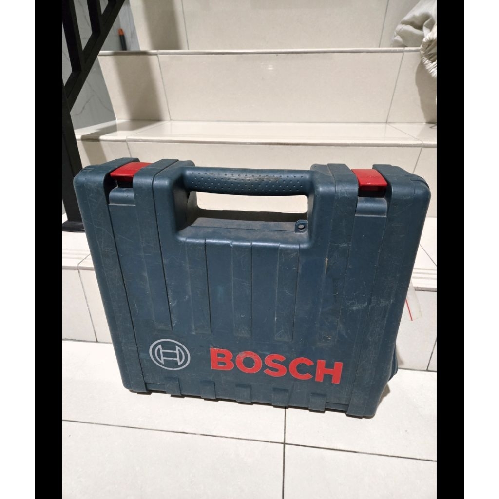Jual Bor tembok beton gede merk bosch robert 1 set tas kunci mata bor