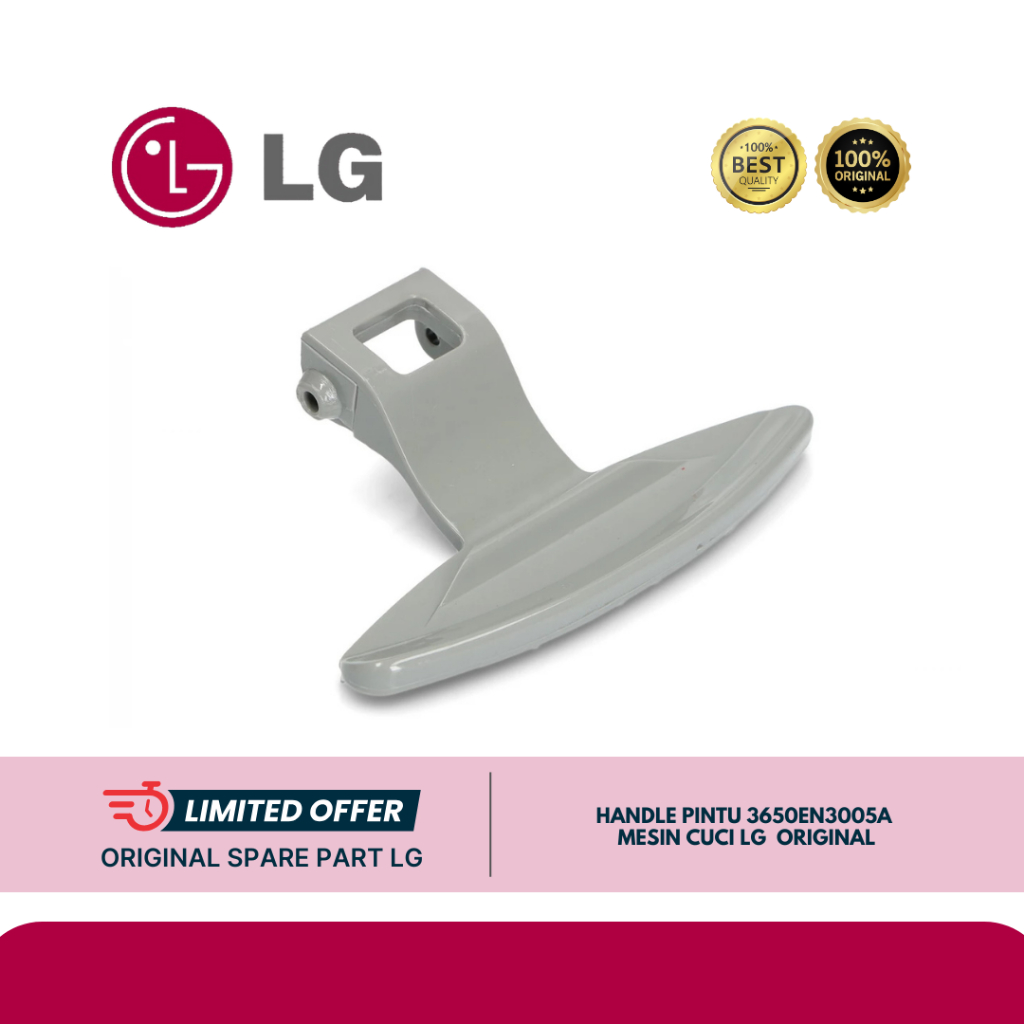 HANDLE PINTU 3650EN3005A MESIN CUCI LG WD-M8070TD F1007NMPW F8007NMCW F8008NMCW FM1007N3W FM1007N3W 
