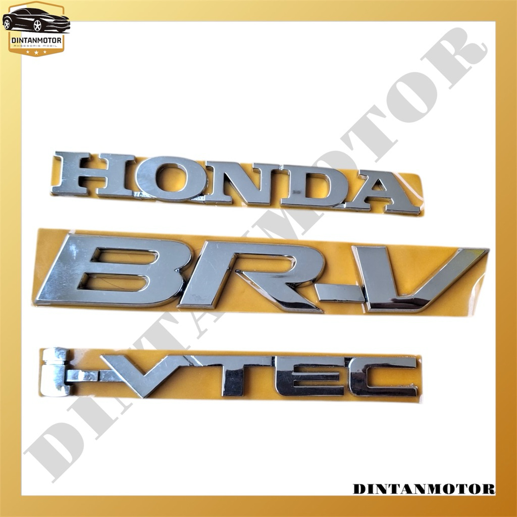 EMBLEM BRV emblem tulisan bagasi BRV emblem honda BRV logo lambang bagasi BRV