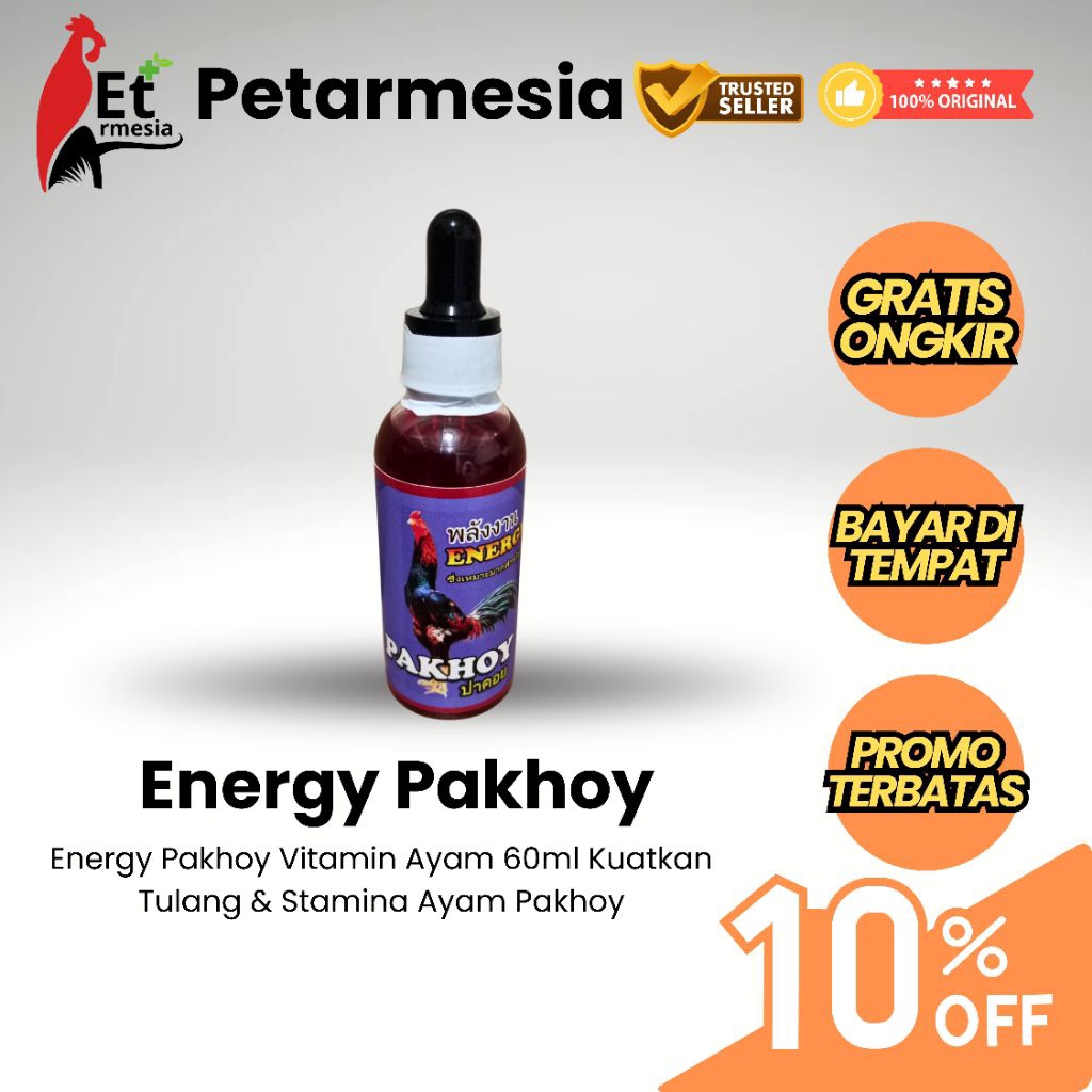 [ORIGINAL] Energy Pakhoy Vitamin Ayam – Kuatkan Tulang & Stamina Ayam Pakhoy