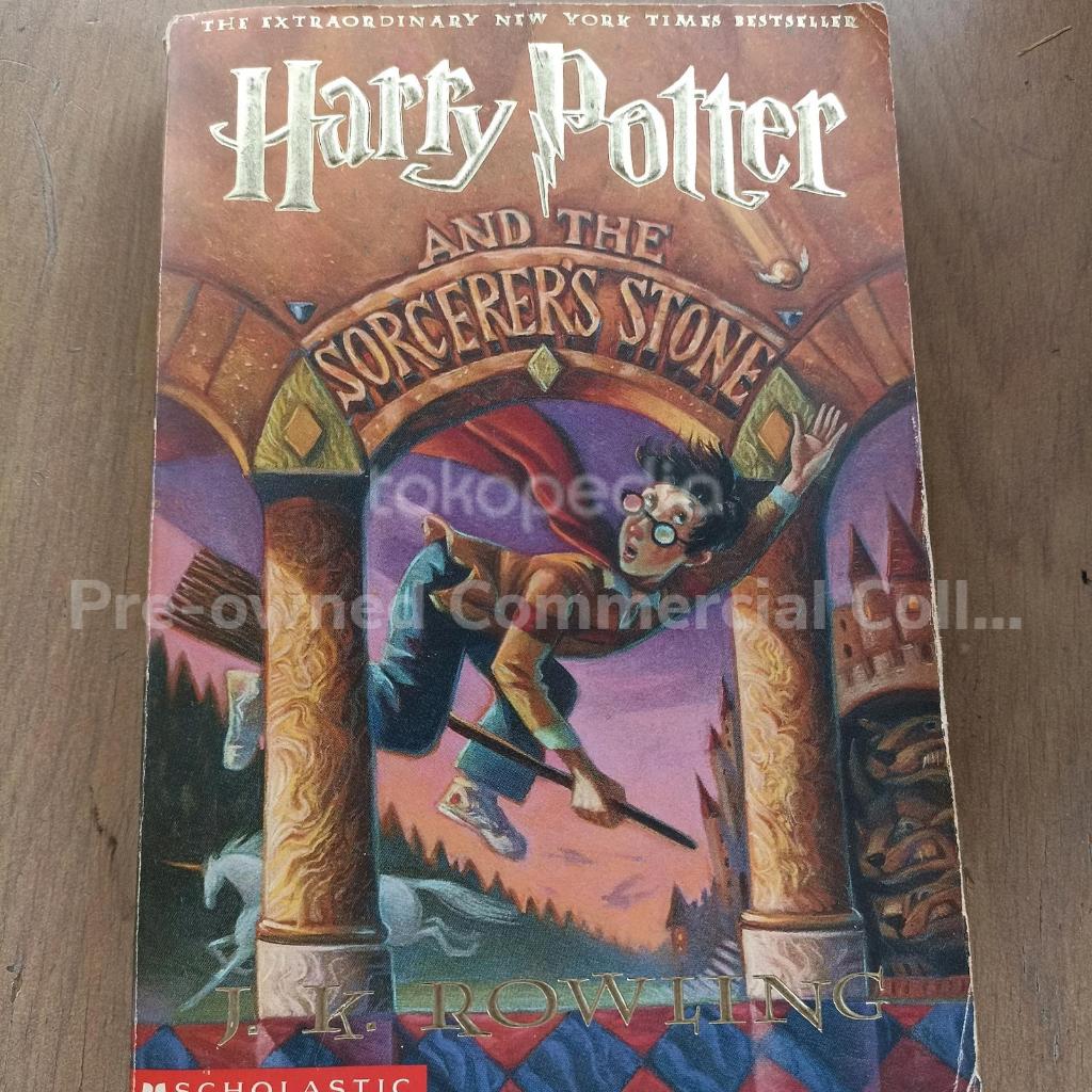 NOVEL Harry Potter and the Sorcerer's Stone Buku#1 Bahasa Inggris Murah