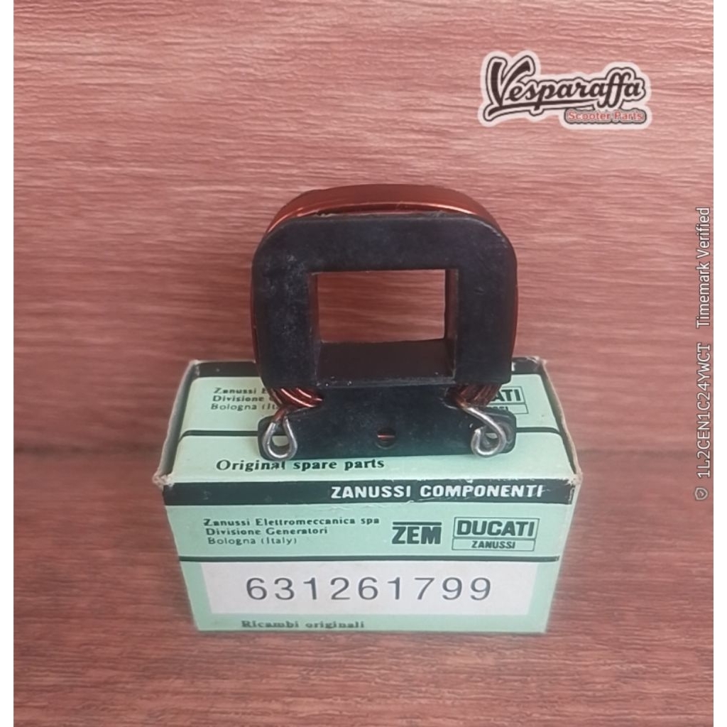 Spul S original Ducati zem Italy untuk stoplamp vespa PX exclusive Excel spartan strada npx t5 corsa