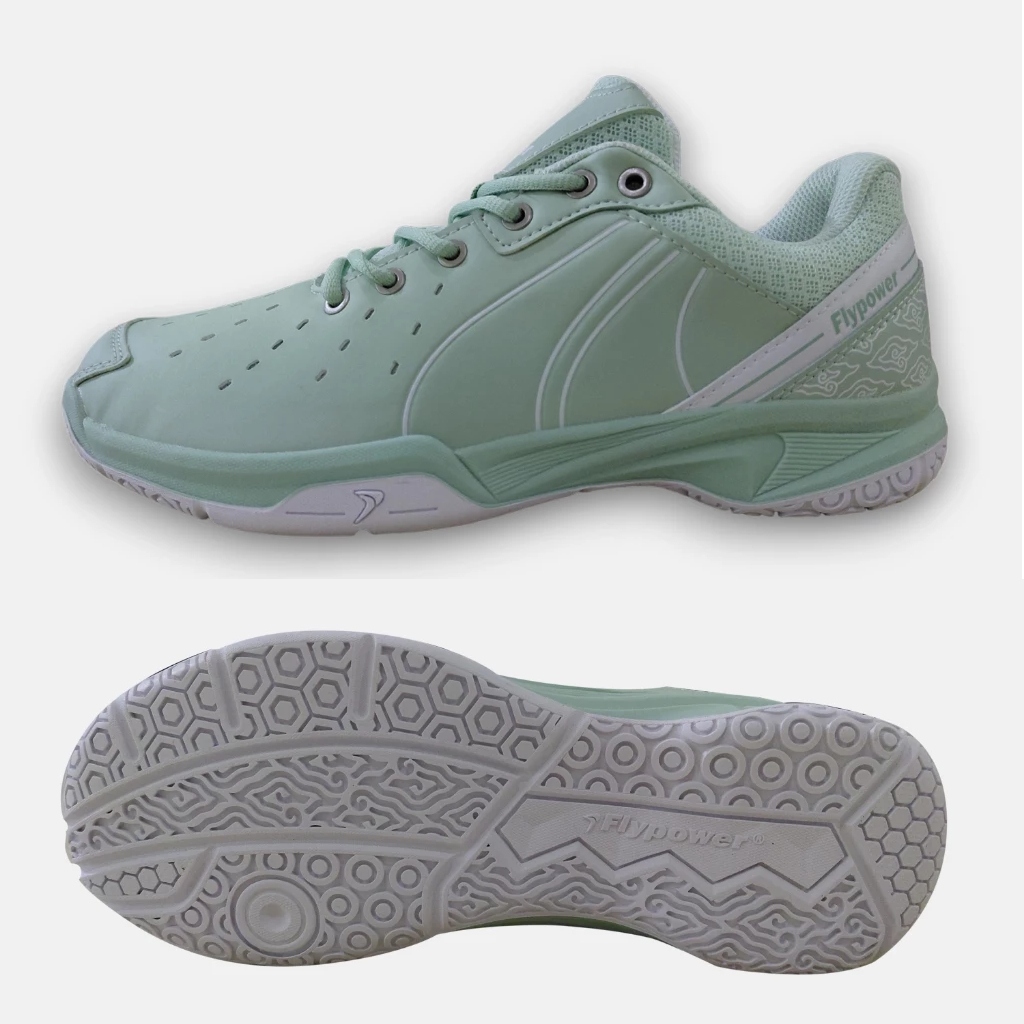 NEW Flypower New Plaosan 09 Sepatu Olahraga Badminton Bulutangkis Bulu Tangkis JR Dewasa Junior