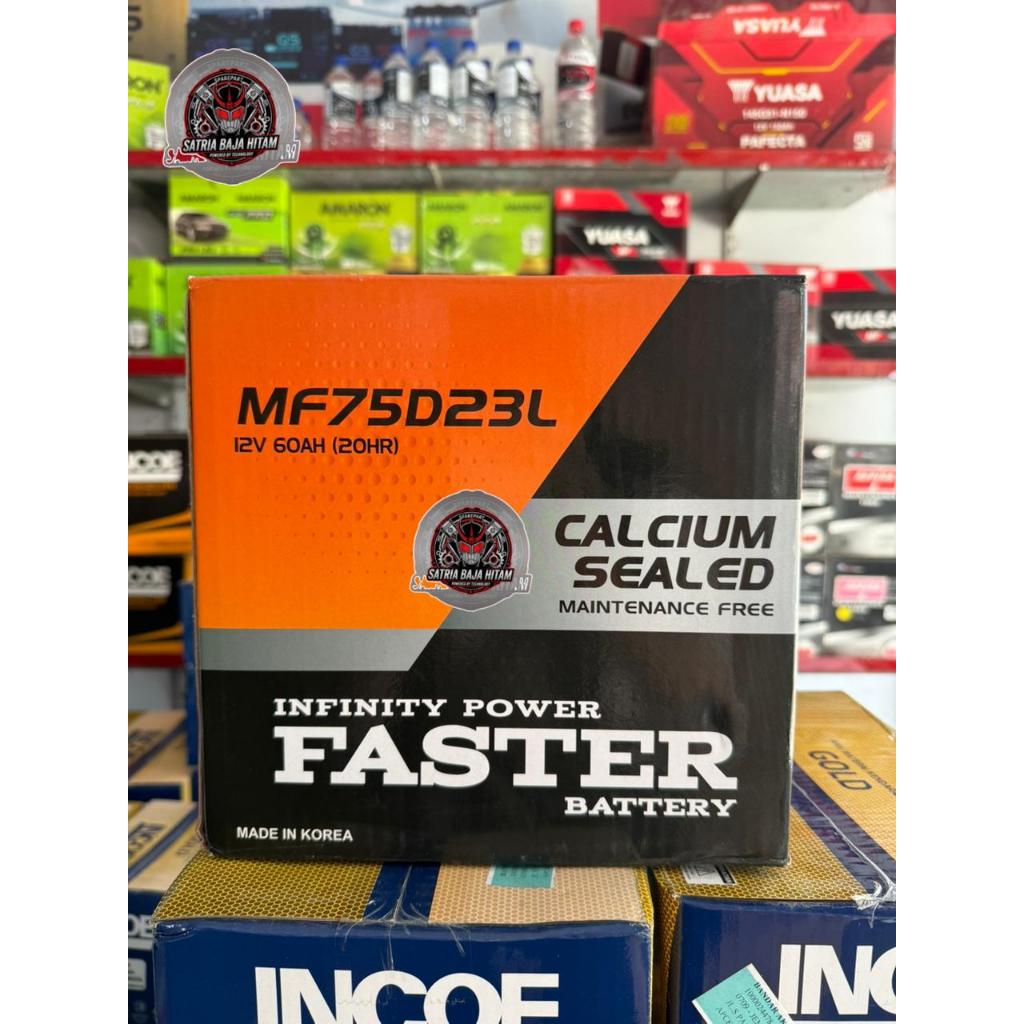 FASTER KERING 75D23L / 55D23L = 60 AMPER JAMINAN 100% ORIGINAL