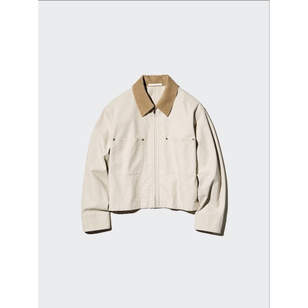 Uniqlo zip up short jacket