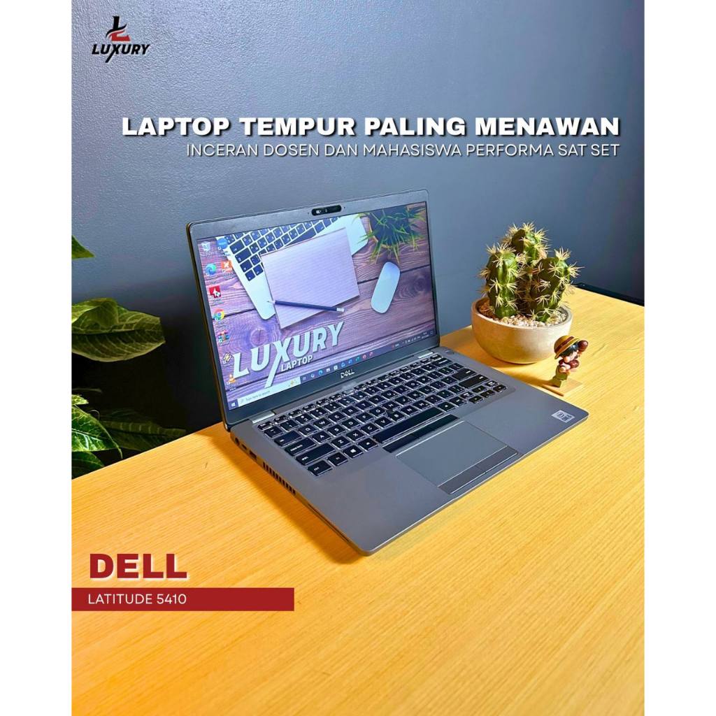 LAPTOP DELL LATITUDE 5410 SLIM CORE I5 SSD RAM DDR4 BACKLIGHT SECOND