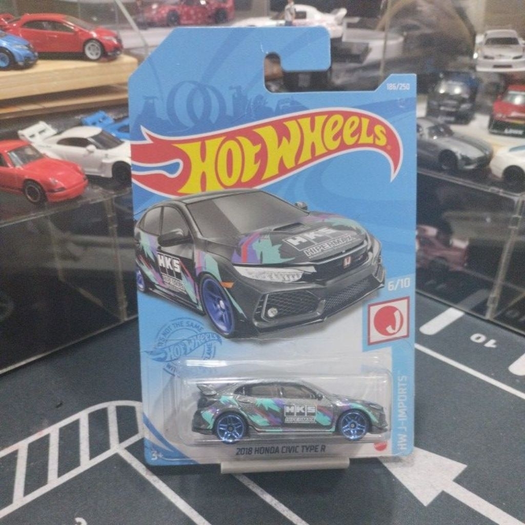 HOT WHEELS HONDA CIVIC TYPE R HKS RARE (169)
