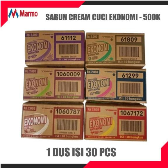 1 DUS ISI 30 PCS SABUN COLEK EKONOMI 500K