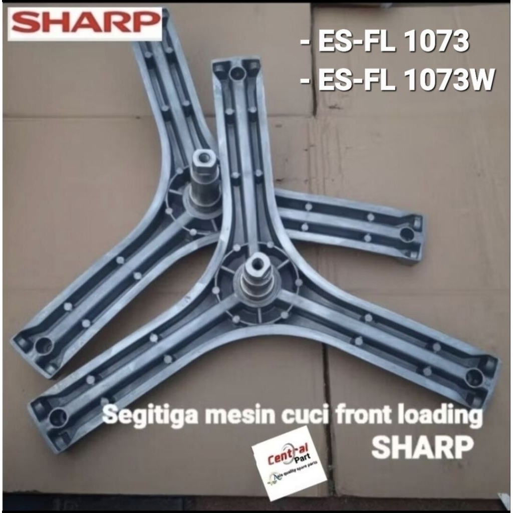 Segitiga spider mesin cuci front loading Sharp ES-FL1073W , ES-FL1073