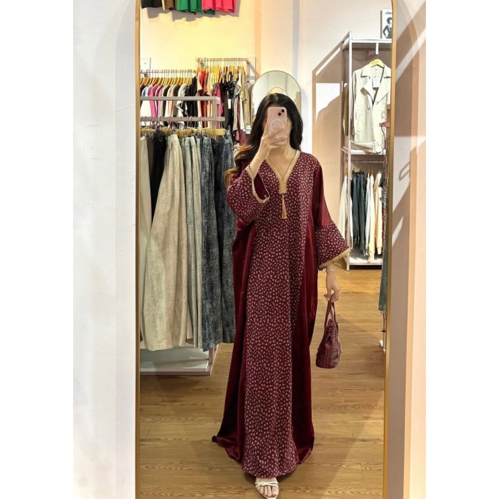 Kaftan Arabian 36 / Abaya Saudi / Abaya Saudia / Kaftan Saudi / Abaya Arab / Abaya Hitam / Abaya Mur