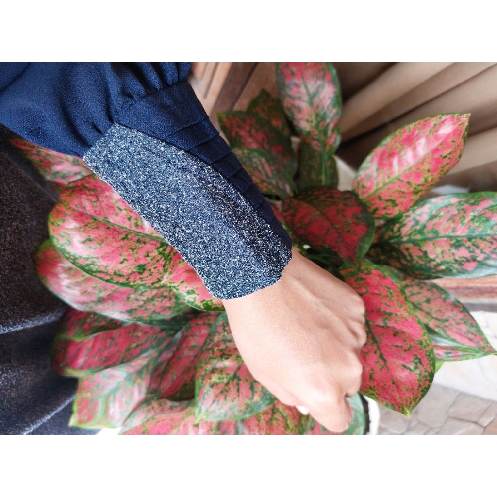 gamis RH linpak navy