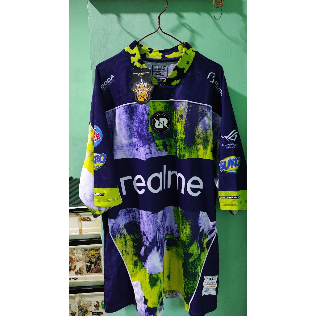 JERSEY TEAM RRQ MEISTER AWAY ORIGINAL (PLAYER ISSUE, XL)