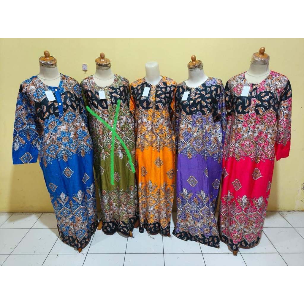 Daster lengan panjang muslimah ld 120