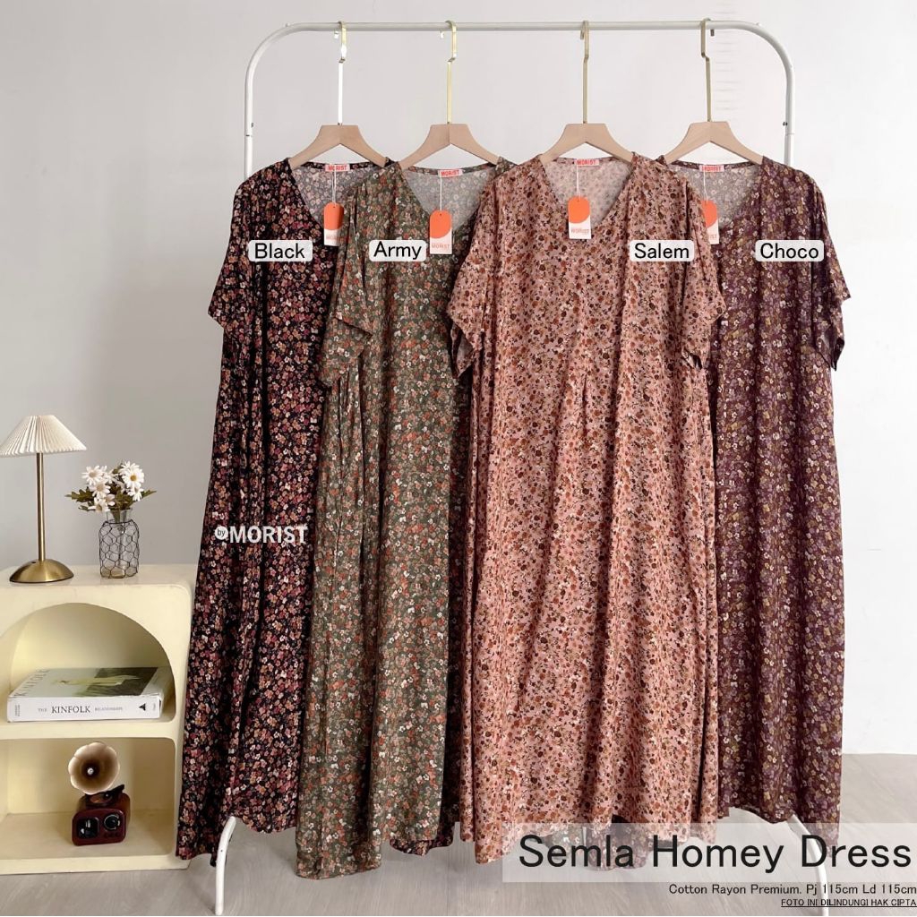 Semla Daster Pendek Premium Catton Rayon Original Ori Morist Berlabel