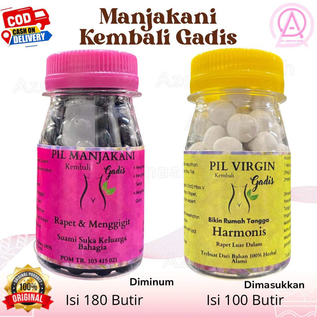 Pil Hitam Manjakani Dan Pil Putih Manjakani